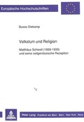 Cover: Volkstum und Religion - Peter Lang Verlag