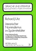 Cover: Literarischer Nominalismus im Sp&auml;tmittelalter - Peter Lang Verlag