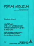 Cover: Lautstand und Lautwandel in der sprachgeschichtlichen Forschung - Peter Lang Verlag