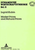 Cover: Market Prices and Natural Prices - Peter Lang Verlag