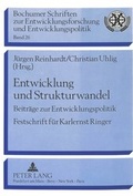 Cover: Entwicklung und Strukturwandel - Peter Lang Verlag