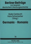 Cover: Germania - Romania - Peter Lang Verlag