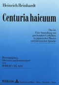 Cover: Centuria haicuum - Peter Lang Verlag