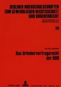 Bild: Das Urhebervertragsrecht der DDR - Peter Lang Verlag