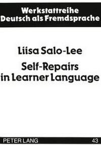 Abbildung von: Self-Repairs in Learner Language - Peter Lang Verlag