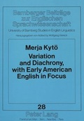 Cover: Variation and Diachrony, with Early American English in Focus - Peter Lang Verlag