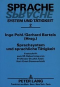 Cover: Sprachsystem und sprachliche T&auml;tigkeit - Peter Lang Verlag