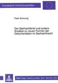 Bild: Der Seefrachtbrief und andere Ans&auml;tze zu neuen Formen der Dokumentation im Seefrachtrecht - Peter Lang Verlag