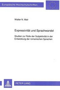 Abbildung von: Expressivität und Sprachwandel - Peter Lang Verlag