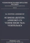 Bild: Subsidiarit&auml;tsabreden in Versicherungsvertr&auml;gen - Peter Lang Verlag
