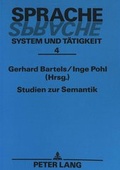 Cover: Studien zur Semantik - Peter Lang Verlag