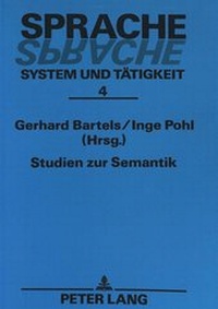 Abbildung von: Studien zur Semantik - Peter Lang Verlag