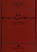 Bild: Die Wiener Tageszeitungen - Peter Lang Verlag