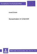 Cover: Konzentration im Unterricht - Peter Lang Verlag