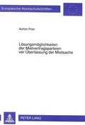 Bild: L&ouml;sungsm&ouml;glichkeiten der Mietvertragsparteien vor &Uuml;berlassung der Mietsache - Peter Lang Verlag