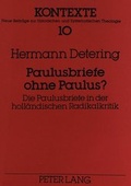 Bild: Paulusbriefe ohne Paulus? - Peter Lang Verlag