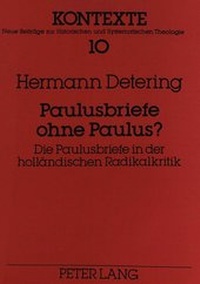 Bild: Paulusbriefe ohne Paulus? - Peter Lang Verlag