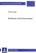 Cover: Bankpreise und Kundenverhalten - Peter Lang Verlag