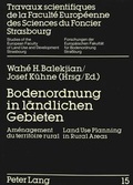 Cover: Bodenordnung in l&auml;ndlichen Gebieten - Peter Lang Verlag