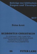 Bild: Bedrohtes Christsein - Peter Lang Verlag