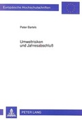 Cover: Umweltrisiken und Jahresabschlu&szlig; - Peter Lang Verlag