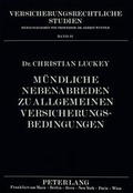 Bild: M&uuml;ndliche Nebenabreden zu Allgemeinen Versicherungsbedingungen - Peter Lang Verlag