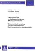 Cover: Technikeinsatz und absatzorientiertes Mitarbeiterverhalten - Peter Lang Verlag