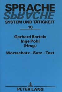 Abbildung von: Wortschatz - Satz - Text - Peter Lang Verlag