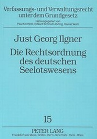 Abbildung von: Die Rechtsordnung des deutschen Seelotswesens - Peter Lang Verlag