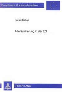 Abbildung von: Alterssicherung in der EG - Peter Lang Verlag
