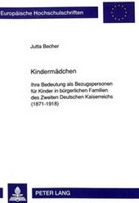 Enlarge image Cover: Kindermädchen - Peter Lang Verlag