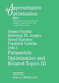 Abbildung von: Parametric Optimization and Related Topics III - Peter Lang Verlag