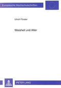 Cover: Weisheit und Alter - Peter Lang Verlag