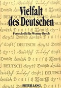 Cover: Vielfalt des Deutschen - Peter Lang Verlag