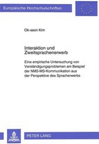 Abbildung von: Interaktion und Zweitsprachenerwerb - Peter Lang Verlag