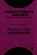 Cover: Arch&auml;ologische Kultur und Ethnische Einheit - Peter Lang Verlag