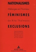 Cover: Nationalismes, f&eacute;minismes, exclusions - Peter Lang Verlag