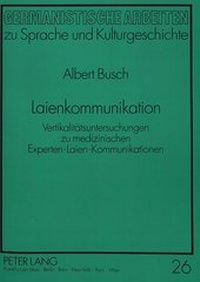 Abbildung von: Laienkommunikation - Peter Lang Verlag