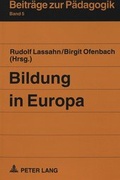 Cover: Bildung in Europa - Peter Lang Verlag