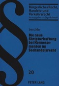 Cover: Die neue Skripturhaftung bei Konnossementen im Seehandelsrecht - Peter Lang Verlag