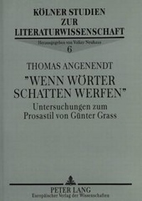 Abbildung von: «Wenn Wörter Schatten werfen» - Peter Lang Verlag