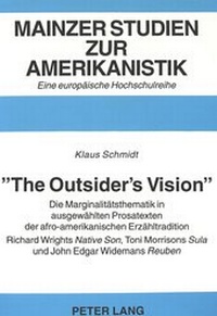 Enlarge image Cover: «The Outsider's Vision» - Peter Lang Verlag