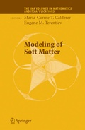 Cover: Modeling of Soft Matter - Springer