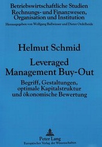 Enlarge image Cover: Leveraged Management Buy-Out - Peter Lang Verlag