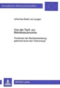 Bild: Von der Tarif- zur Betriebsautonomie - Peter Lang Verlag