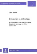 Cover: Enforcement of Antitrust Law - Peter Lang Verlag