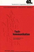 Cover: Fachkommunikation - Peter Lang Verlag
