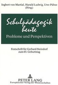Cover: Schulp&auml;dagogik heute - Probleme und Perspektiven - Peter Lang Verlag