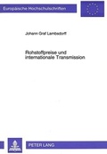 Cover: Rohstoffpreise und internationale Transmission - Peter Lang Verlag