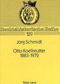 Abbildung von: Otto Koellreutter 1883-1972 - Peter Lang Verlag
